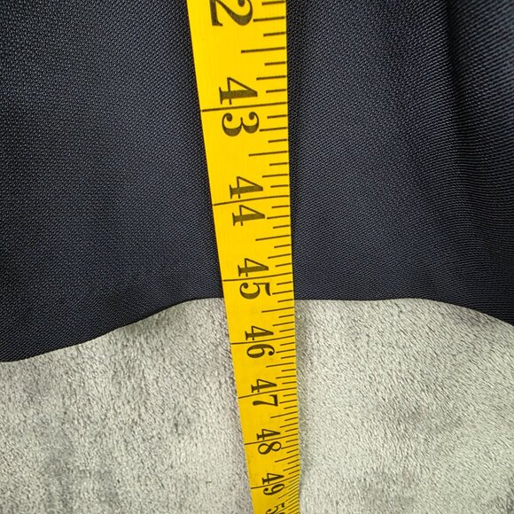 Womens Lauren Ralph Lauren Navy Blue Belted Shirt Dress Button Up Polyester XS - Picture 8 of 9